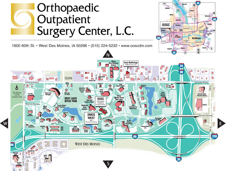 Map of OOSC Campus